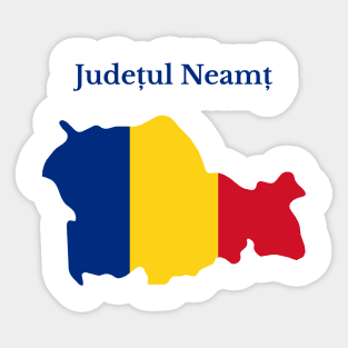 Neamt County, Romania. Sticker